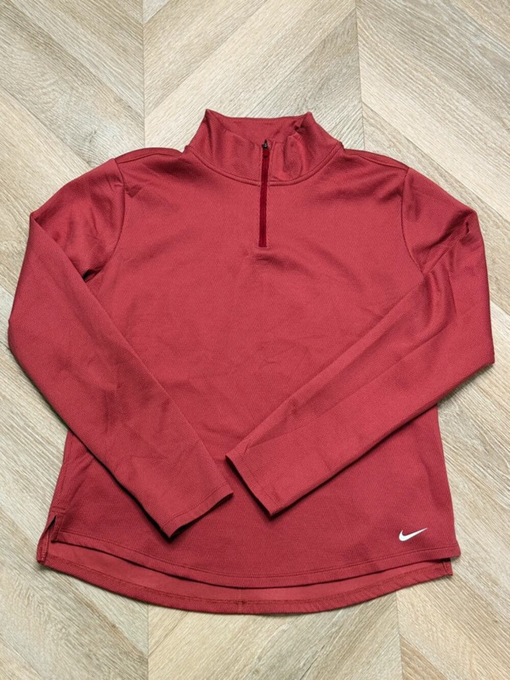Nike Quarter Zip Mock Neck Pullover Top